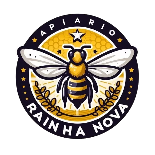 Logotipo Apiário Rainha Nova
